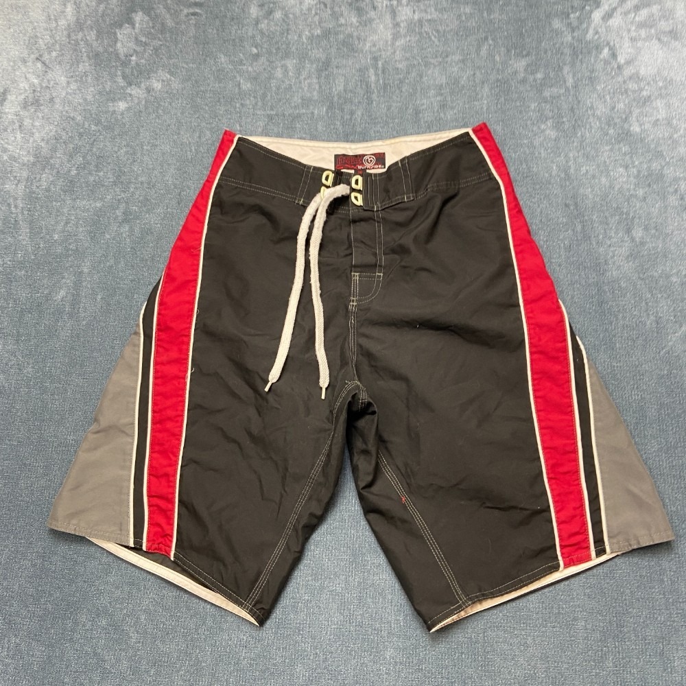 Burnside Board Shorts Men 30 Multicolor Straight Leg Lined Drawstring Swim Beach